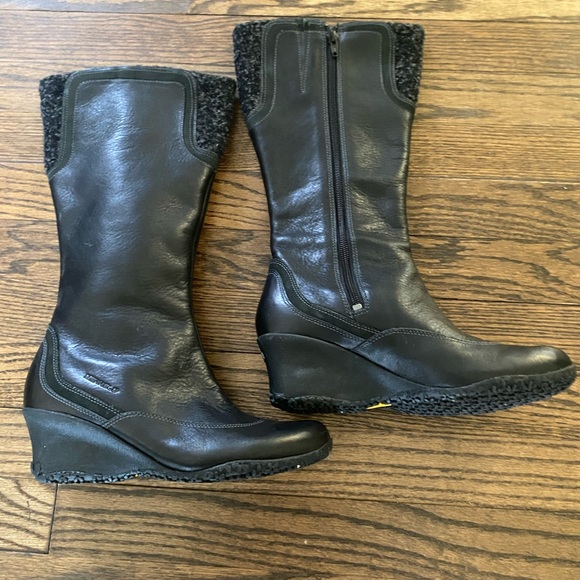 Merrell Larkspur Tall Leather Boots - Picture 3 of 6